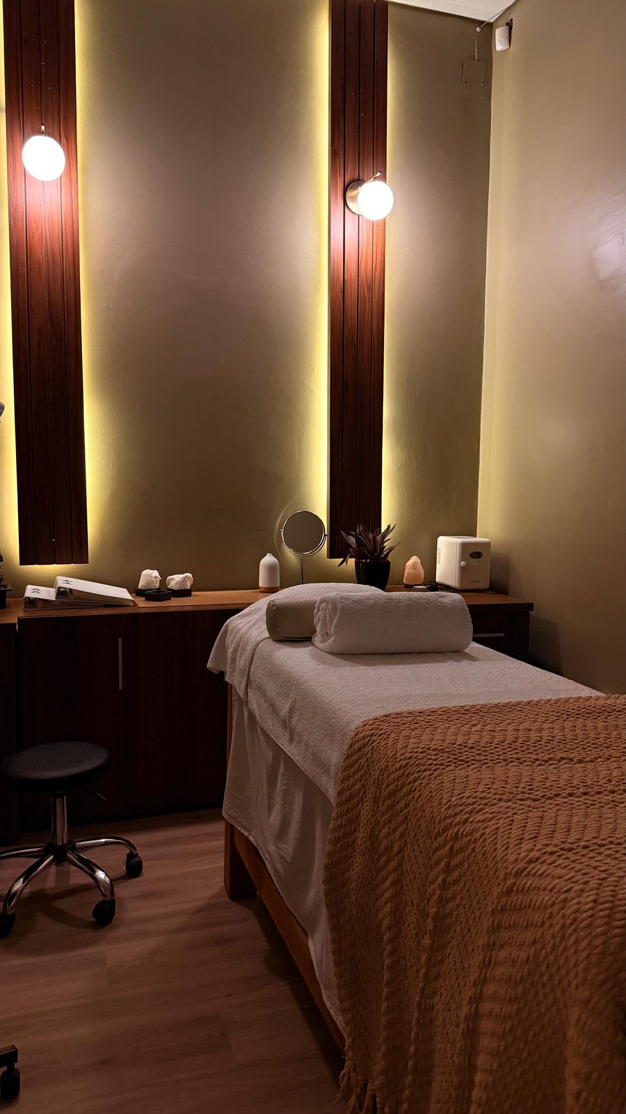 Tratamiento de wellness en una cabina de Spazio